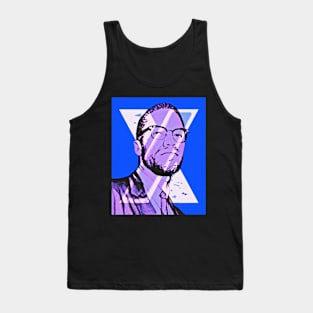 Malcolm X Purple Tank Top